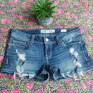 BKE Distressed Stella Denim Shorts Size 30 Women's